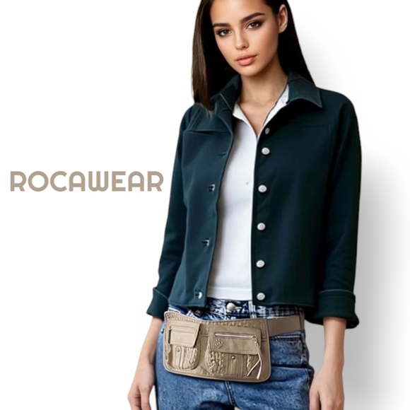 Rocawear Handbags - Rare Y2K Rocawear Cream Belt Bag